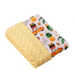 Pledas su gėlėmis, ryškus, kūdikiui