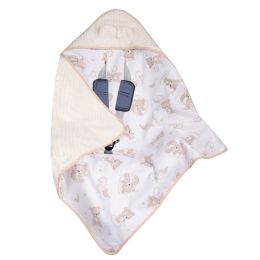 Autokrēsliņa guļammaiss "Teddy" ecru 80x80cm 