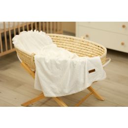 Pledas kūdikiui "Silky" 100x80 cm su Peony raštu