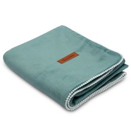 Bērnu pleds "Velvet+ green" 100x75cm