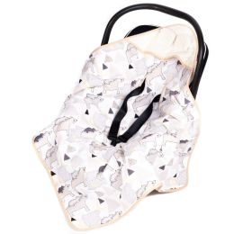  Sedziņa / konverts autokrēsliņām "Mama umka" 80x80 cm