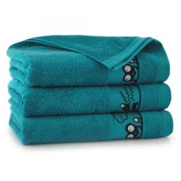 Dvielis (Ēģiptes kokvilnas) "Monsters" 130X70 cm aruba