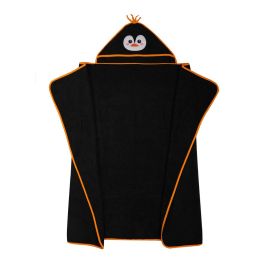 Dvielis ar kapuci  "Bear" 120x100cm brūns