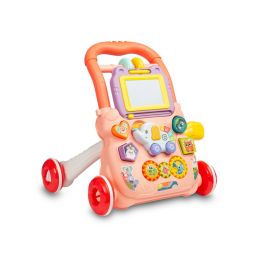 Stumjamais Interaktīvais staigulis "ZOO PINK"