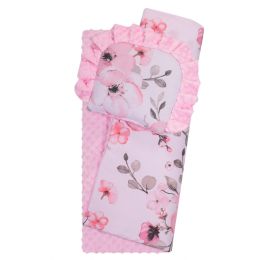 Komplektas vežimėliui "Deer" su žaliu minky 