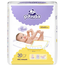 Panda absorbējoši paladziņi  60x60 cm 30 gab