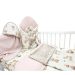 Komplekts jaundzimušajam no 6 daļām "Giraffee" dusty pink