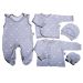 Bērnu komplektiņš no 5 daļam "Bear glamour grey"